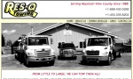 In addition to passenger vehicles, light duty trucks, multiple towing and inter-line towing throughout the provinces of Alberta and British Columbia, Res-Q Towing has the ability to tow all sizes of holiday vehicles, oilfield tool trucks, service trucks, farming equipment, semi-trailers and highway tractors.